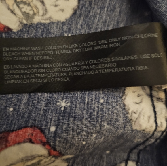 Santa Button Down Shirt - Picture 3 of 6